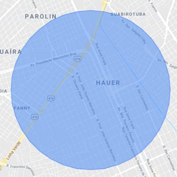 mapa chaveiro 2 km hauer